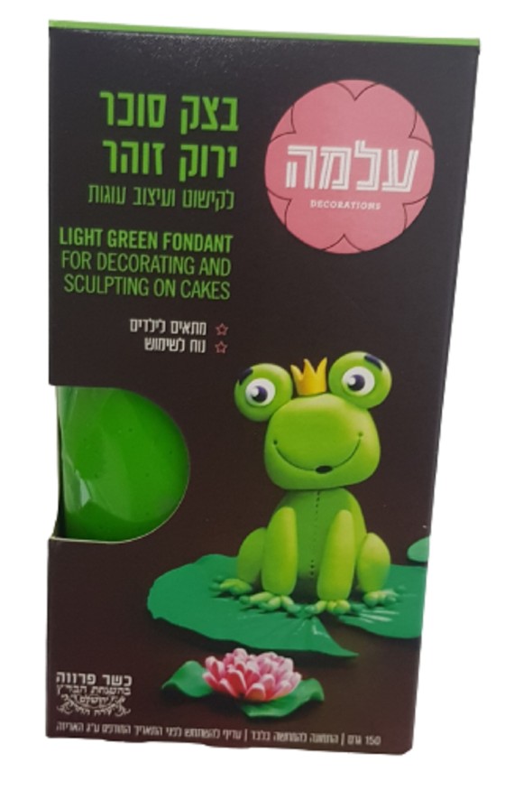 בצק סוכר ירוק 150 גרם