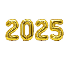 סט בלונים ענקיים 2025-זהב