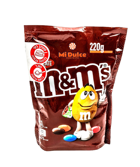 m&m’s שוקולד אריזה מוגדלת