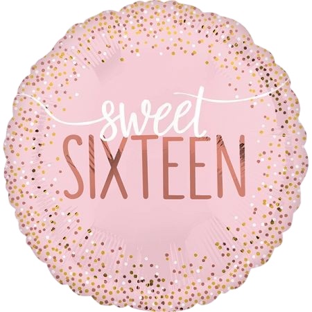 בלון מיילר עגול sweet sixteen